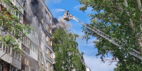 Замглавы Автозавода приехал к горящей многоэтажке на улице Пермякова - НИА Нижний Новгород