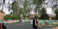Помощник благочинного Кстовского округа принял участие в открытии спортивной площадки в детском саду N°35 «Колосок» поселка Ждановский - Нижегородская епархия