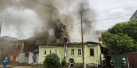 Жилой дом загорелся на площади 120 кв. метров в Нижнем Новгороде - НИА Нижний Новгород