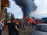 Опубликованы фото и видео пожара на Центральном рынке