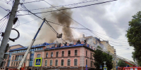 Прокуратура взяла на контроль ситуацию с пожаром в центре Нижнего Новгорода - Комсомольская Правда