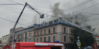 Огнеборцы МЧС потушили пожар в здании медцентра в центре Нижнего Новгорода - Время Н