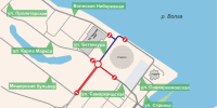 Дороги у стадиона  Нижний Новгород  перекроют 14-15 июня - фото 1 - vGorodeN.Ru