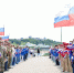 500 нижегородцев растянули 100-метровый российский триколор на Стрелке в честь предстоящего Дня России - Правительство Нижегородской области