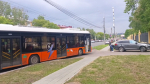 Пассажирка электробуса пострадала в ДТП на проспекте Гагарина