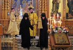 Епископ Борисоглебский Сергий возглавил богослужения в Серафимо-Дивеевском монастыре