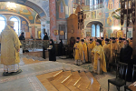 Епископ Борисоглебский Сергий возглавил богослужения в Серафимо-Дивеевском монастыре