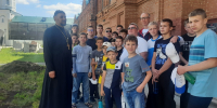 Помощник благочинного Саровского округа провел экскурсию по монастырю для юных борцов - Нижегородская епархия