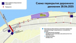 Карта перекрытий 28 июня 2025 в Нижнем Новгороде
