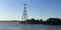Нижегородская канатная дорога остановила работу из-за непогоды - фото 1 - vGorodeN.Ru