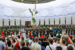 Нижегородцы - новобранцы Преображенского полка приняли присягу в Музее Победы