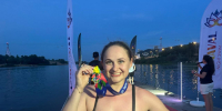 Ночной фестиваль плавания прошел в Нижнем Новгороде - Время Н