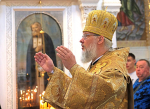 Божественную литургию в Серафимо-Дивеевском монастыре совершил епископ Георгиевский и Прасковейский Николай