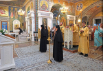 Божественную литургию в Серафимо-Дивеевском монастыре совершил епископ Георгиевский и Прасковейский Николай
