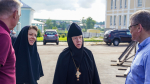 Митрополит Георгий осмотрел строящийся трапезный корпус Дивеевского монастыря