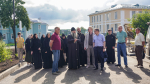 Митрополит Георгий осмотрел строящийся трапезный корпус Дивеевского монастыря