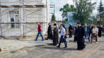 Митрополит Георгий осмотрел строящийся трапезный корпус Дивеевского монастыря