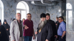 Митрополит Георгий осмотрел строящийся трапезный корпус Дивеевского монастыря