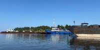 Огромная пробка из судов. Что сейчас происходит на Волге под Городцом — фоторепортаж - NewsNN.Ru