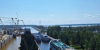 Через Городецкий гидроузел за первые сутки работы после его открытия прошло 31 судно - Время Н