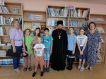Помощник благочинного Дивеевского округа встретился с читателями детской библиотеки