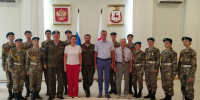 Благодарности главы города за активное участие в Международном фестивале «Путь дружбы» вручили 12 воспитанникам Центра военно-патриотического воспитания - Администрация г. Нижний Новгород