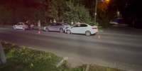 Три иномарки столкнулись на автодороге в Нижнем Новгороде - фото 1 - vGorodeN.Ru