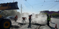 Тысячу квадратных метров асфальта заменили на Гордеевском виадуке - НИА Нижний Новгород