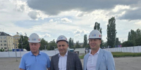 Нижегородские депутаты осмотрели ход строительства канатной дороги через Оку - Время Н