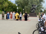 Участники XIV межъепархиального велопробега православной молодежи «Дорога к храму» посетили городской округ Бор