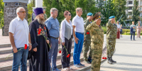Помощник благочинного Приокского округа принял участие в открытии смены военно-патриотического лагеря «Хочу стать десантником» - Нижегородская епархия