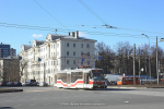 Обкатка трамвайных путей началась на Окском съезде в Нижнем Новгороде