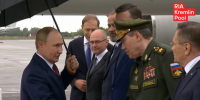 Опубликовано видео прибытия Владимира Путина в Саров - Нижегородская правда