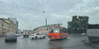 Маршрутка и иномарка столкнулись на улице Советской в Нижнем Новгороде - Время Н