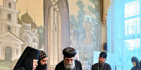 Встреча настоятельницы Серафимо-Дивеевского монастыря игумении Сергии с делегацией Коптской Церкви - Свято-Троицкий Серафимо-Дивеевский монастырь