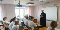 В преддверии Всероссийского дня трезвости помощник благочинного Богородского округа встретился со студентами медицинского колледжа - Нижегородская епархия