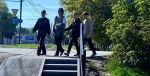 Две лестницы с пандусами обустроили в микрорайоне Бурнаковский по обращению жителей
