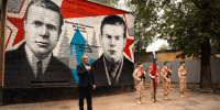 В Нижнем Новгороде открыли граффити в честь героев-партизан братьев Игнатовых - Время Н