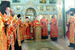 В день Усекновения главы Иоанна Предтечи епископ Парамон совершил Божественную литургию в Городецком кафедральном соборе