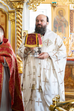 В день Усекновения главы Иоанна Предтечи епископ Парамон совершил Божественную литургию в Городецком кафедральном соборе