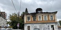 Опубликованы фото сгоревшей лавки купца Гузеева в Нижнем Новгороде - НИА Нижний Новгород