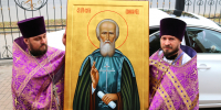 В храме во имя Пресвятой Троицы Автозаводского благочиния торжественно встретили икону преподобного Сергия Радонежского - Нижегородская епархия
