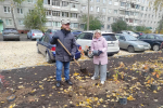 Субботник во дворе, благоустроенном по проекту «Вам решать!», провели жители Канавинского района