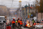 Нижегородцам рассказали о ходе реконструкции трамвайных путей в городе