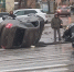 В Нижнем Новгороде на мокрой дороге перевернулась легковушка - ProGorodNN.Ru