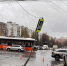 Автомобиль врезался в столб и перевернулся на улице Ванеева - Нижегородская правда