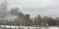 Стало известно, что горит в районе вокзала в Нижнем Новгороде - фото 1 - vGorodeN.Ru