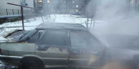 Автомобиль сгорел на улице Лескова в Нижнем Новгороде 24 ноября - Сетевое издание Живем в Нижнем