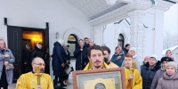 В нижегородском храме в честь святой блаженной Матроны Московской торжественно встретили Владимирскую икону Божией Матери - Нижегородская епархия