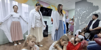 Многодетные семьи села Дивеева подготовили концерт для особенных детей в рамках проекта «Теплые встречи в кругу семьи» - Нижегородская епархия